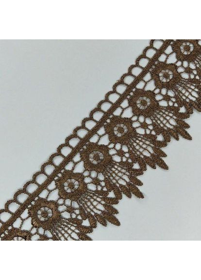 Мереживо макраме 6,5см (20м) Колір - Коричневий (05-XR13023-6) Plus-plus (352751605)