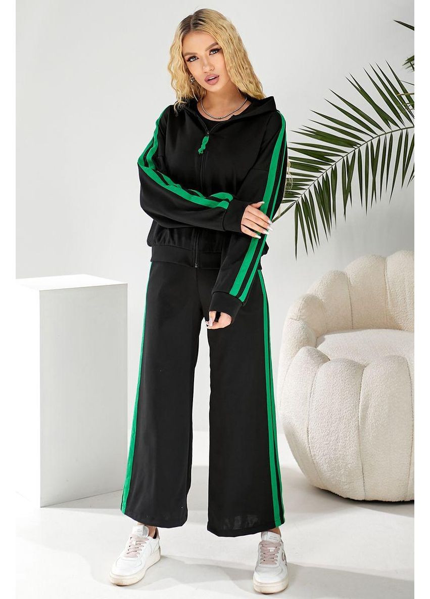 Спортивный костюм женский, цвет черный, 257R331 No Brand (365622935)