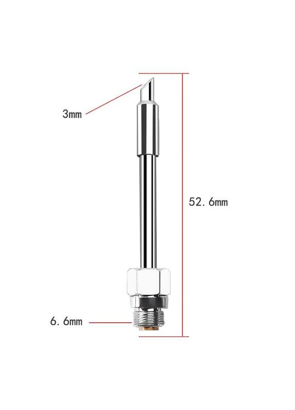 Жала, наконечники для портативного паяльника (конус, лезвие, цилиндр) набор 3 шт. No Brand (322567897)