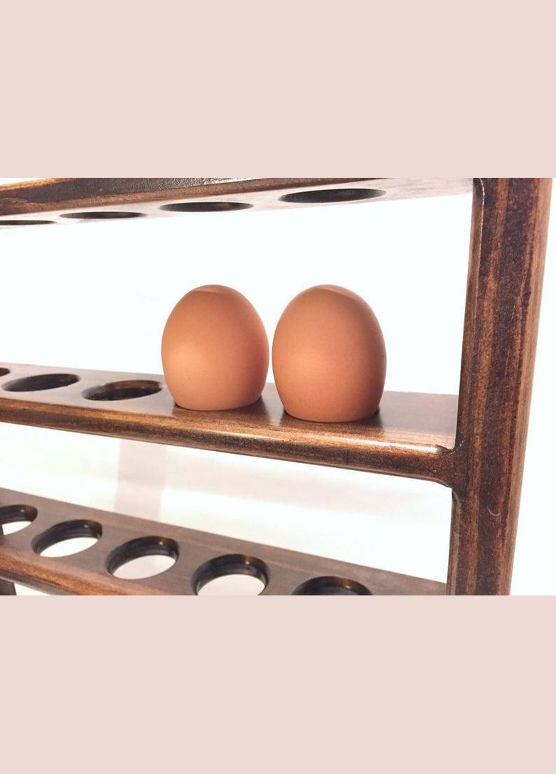 Подставка для яиц из дерева Шамо 42 мокко (ПЯЙ-061810) No Brand (327869865)