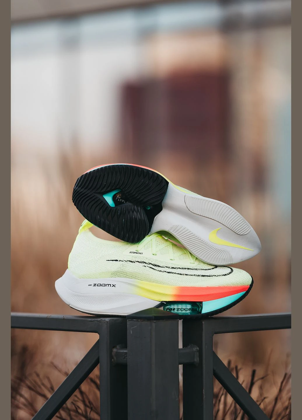 Кросівки Nike No Brand Air Zoom Alphafly Green комбіновані демісезони (297869427)