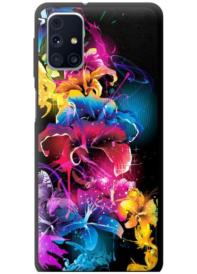 TPU чохол 'Абстрактні квіти' для Endorphone Samsung Galaxy M31s M317F (378342951)