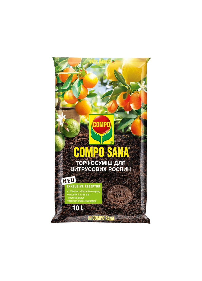 Торфосуміш для цитрусових рослин SANA® 10л (A013937) Compo (315150305)