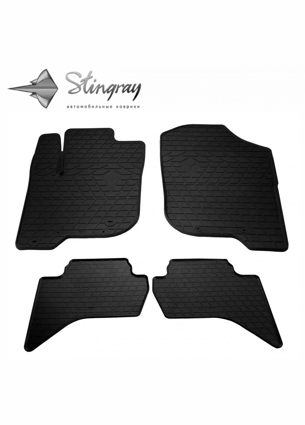 Автомобільні килимки у салон для Mitsubishi L200 (KAOT) (2006-2015) Stingray L200 / Pajero Sport 2006-2015 (375003620)