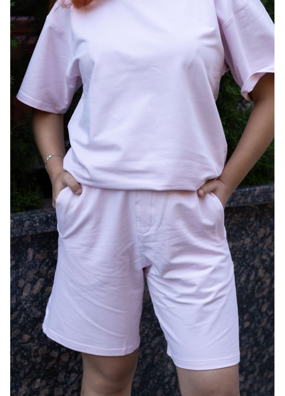 Жіноча оверсайз футболка від, футболка BLUSH, колір рожевий Ayer - (361971653)