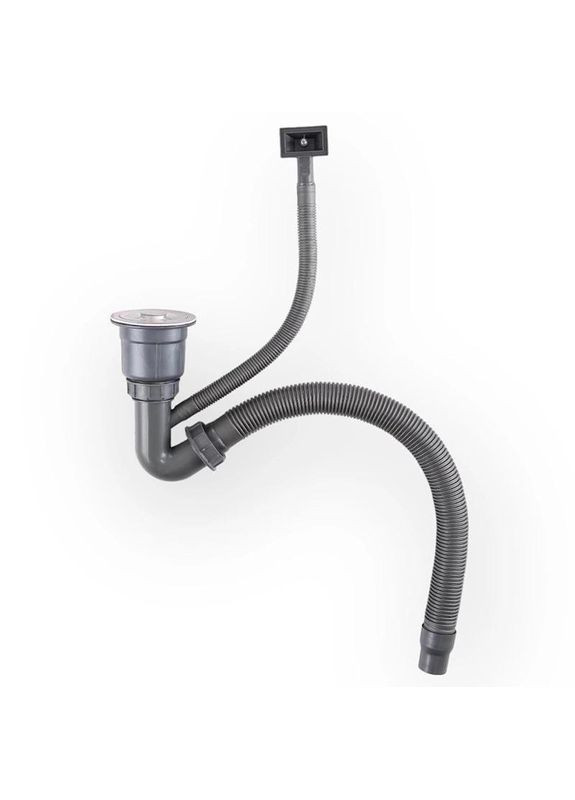 Мийка кухонна з нержавіючої сталі DS50963-1LNB 630*500*230 Left (Nano Black) Dusel (316720436)