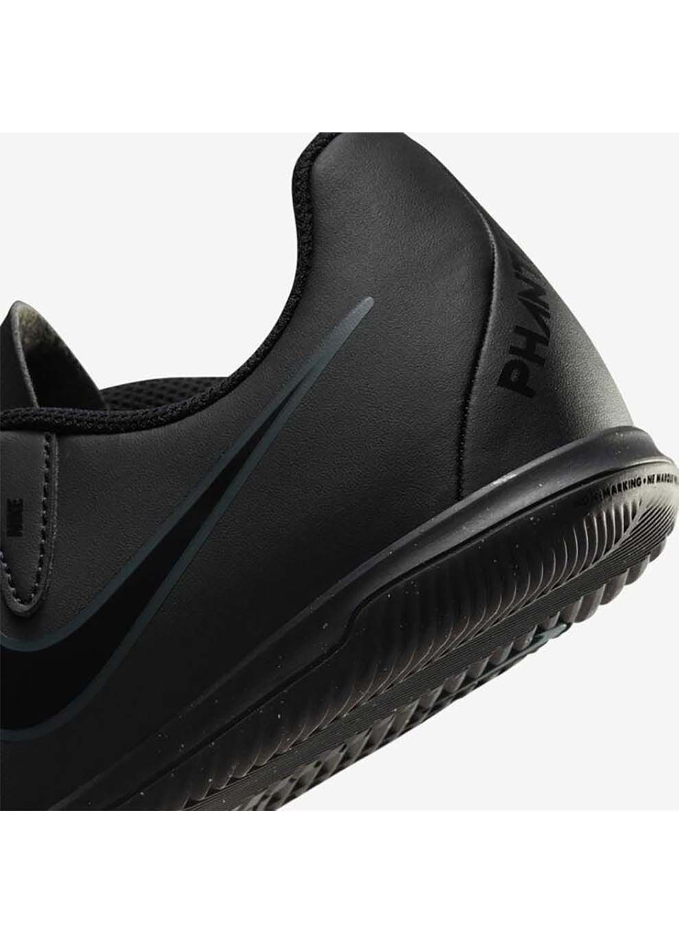 Черные детские футзалки jr phantom gx ii club ic черный Nike