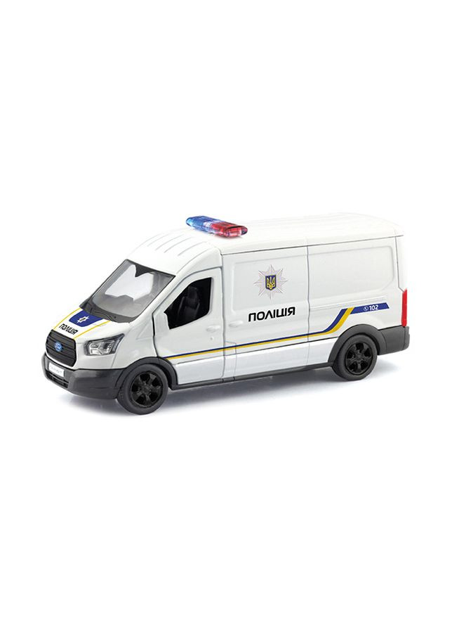 Автомодель – Ford Transit Van Полиция цвет белый ЦБ-00236214 TechnoDrive (282743897)