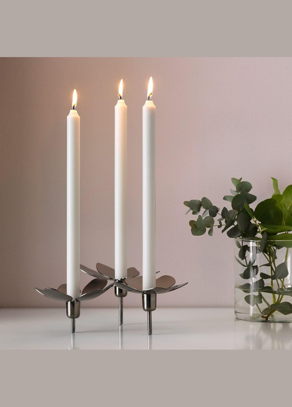 Свічка без запаху ІКЕА JUBLA 35 см (40154401) IKEA (278407925)