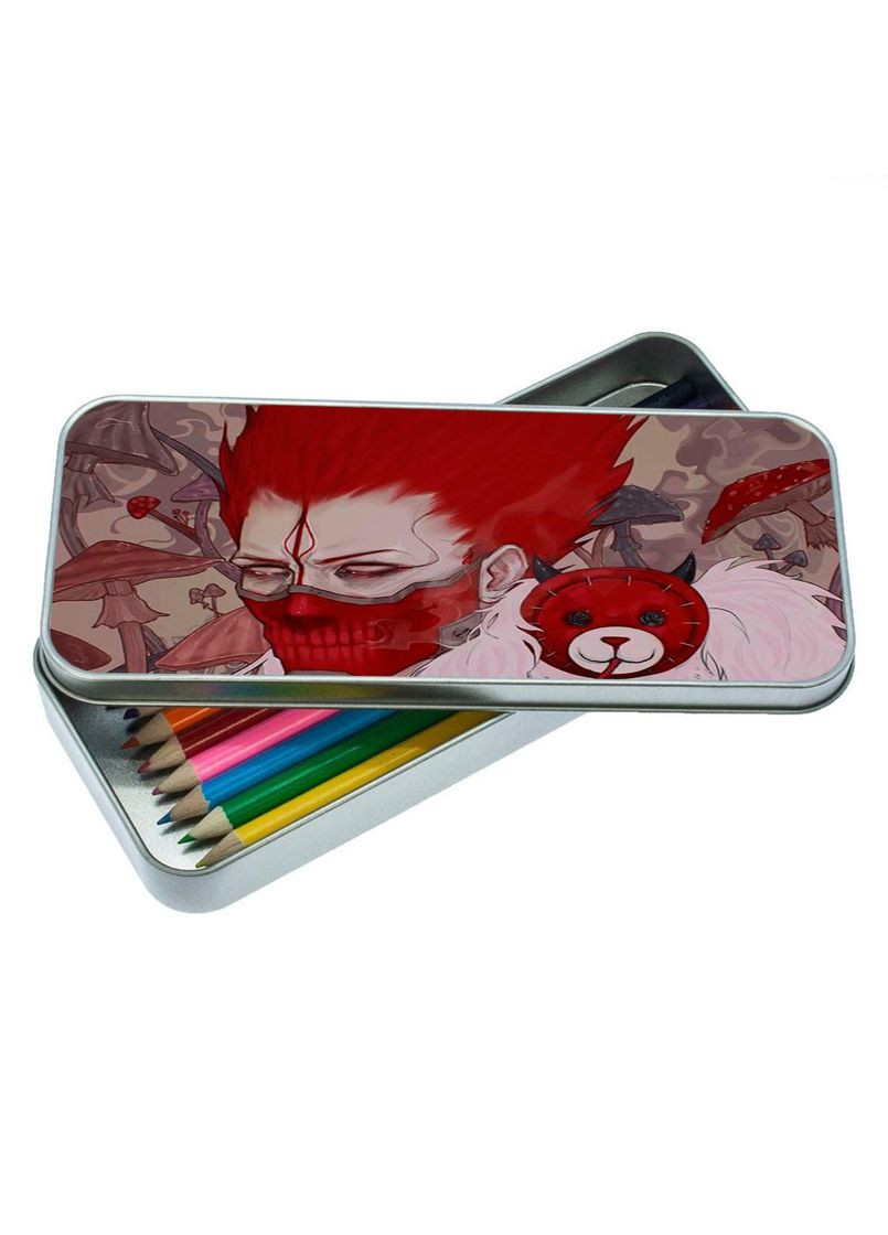 Органайзер для канцелярського приладдя металевий, кейс для дрібниць Аніме Дорохедоро #005 7*18 см Silver No Brand (309159167)
