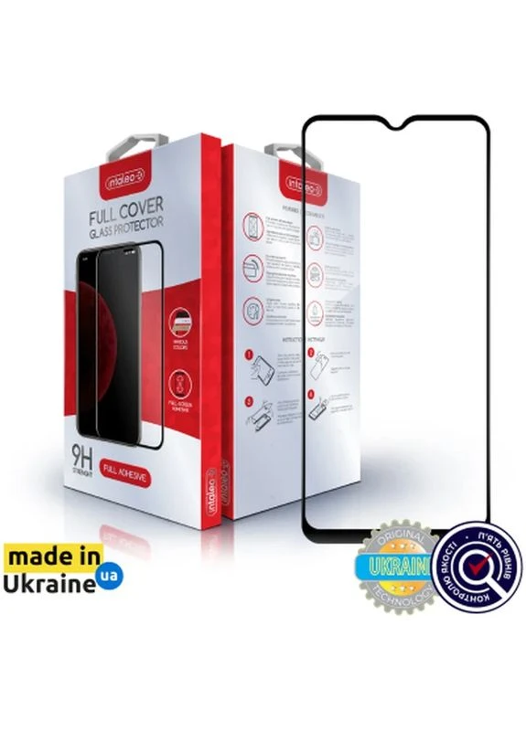 Скло захисне Full Glue Nokia C32 Black (1283126582240) Intaleo (399070427)