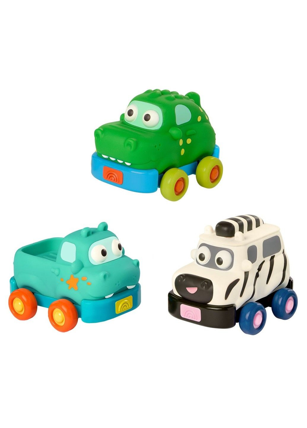 Игровой набор инерционных машинок - Автопарк сафари. Battat Lite (333708687)