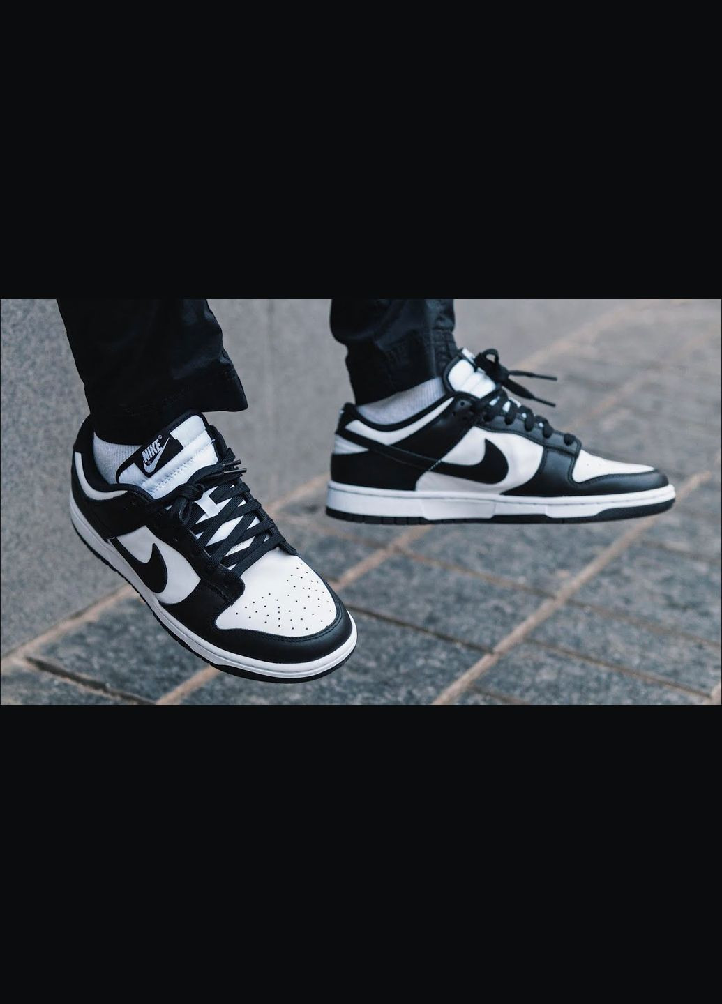 Белые всесезонные кроссовки dunk low retro white black 43 Nike