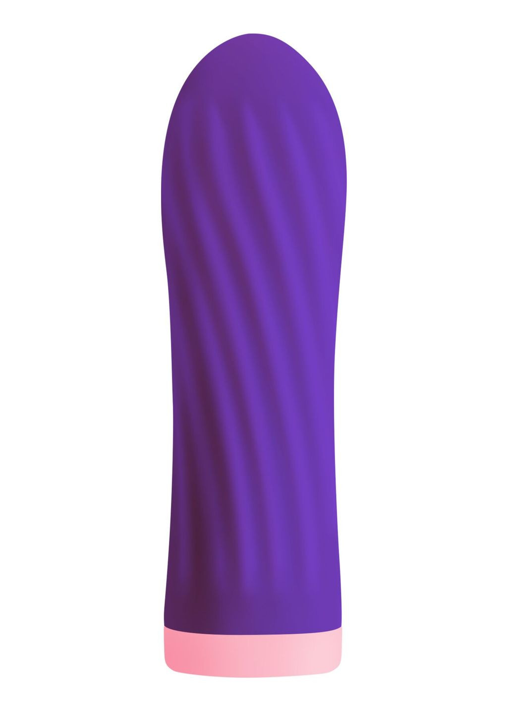 Виброшара Bullets Twist & Shout Purple, фиолетовая, ребристая поверхность, 10 режимов S Pleasures (331149242)