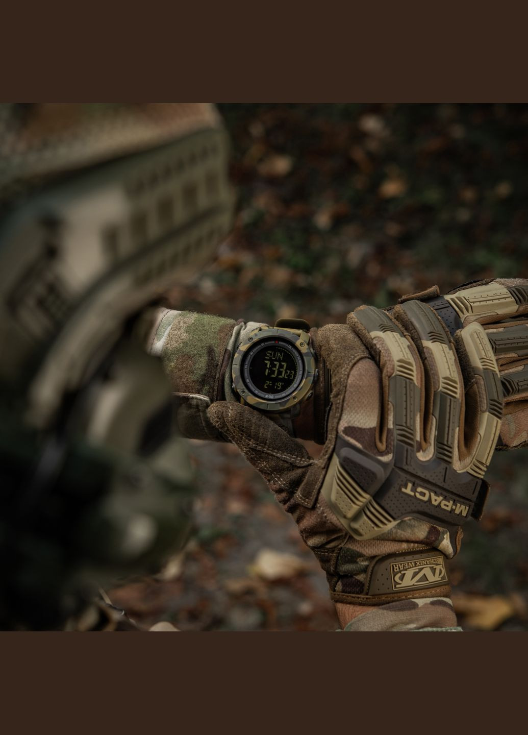 Годинник тактичний з компасом 2095 Camo M-TAC (303261746)