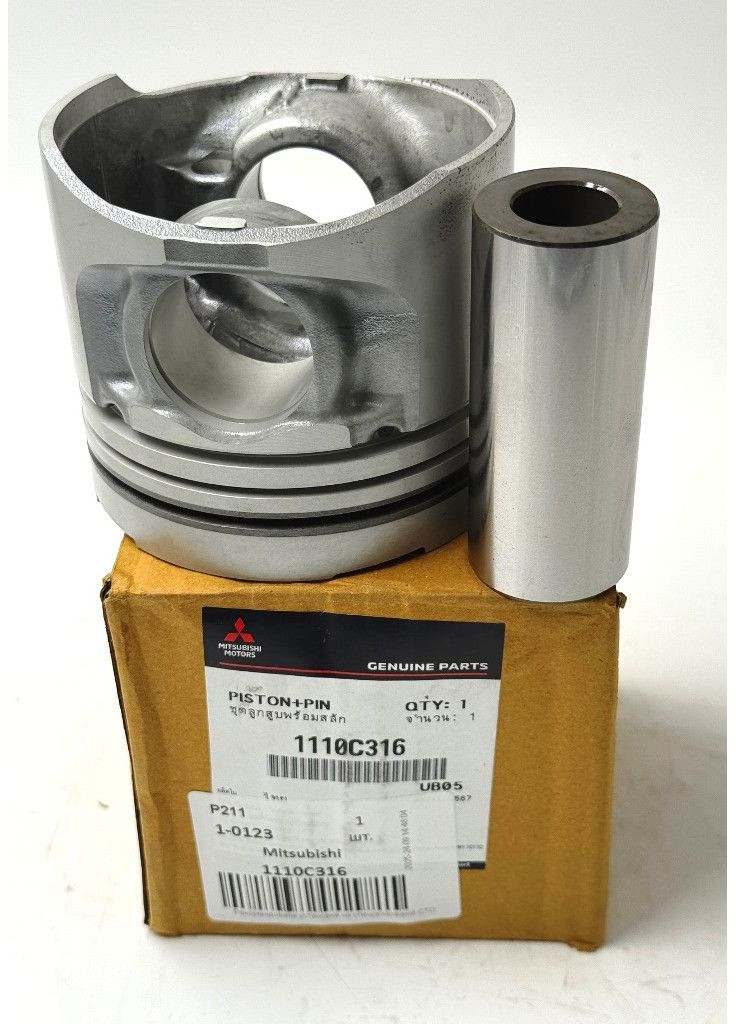 Поршень двигателя, оригинал, 4D56T, L200, Pajero Sport, OEM 1110C316 Mitsubishi (365441830)