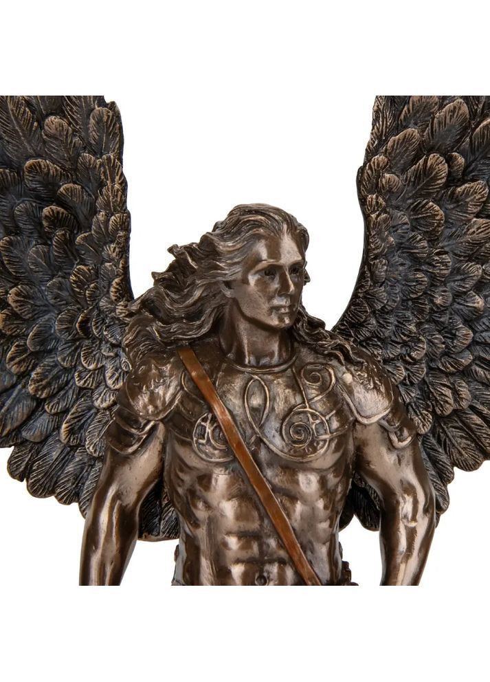 Декоративна статуетка з полістоуну "Архангел Михаїл" (27 см) | Символічний подарунок Handmade 77496A4 (370206497)