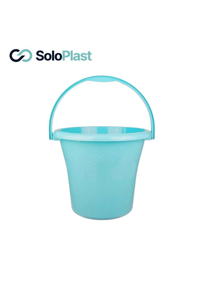 Ведро пластиковое 6 л голубое для дома и хозяйства SoloPlast (340286105)