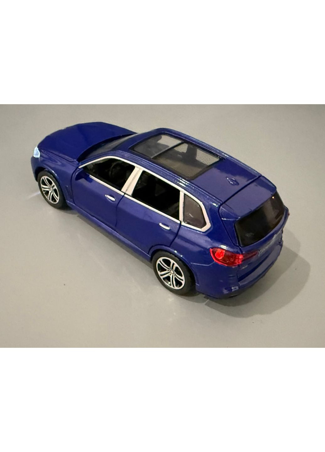 Машинка джип металева АвтоЕксперт ВМВ х 5 1:32 світло/звук Синя (36299) No Brand (366421996)