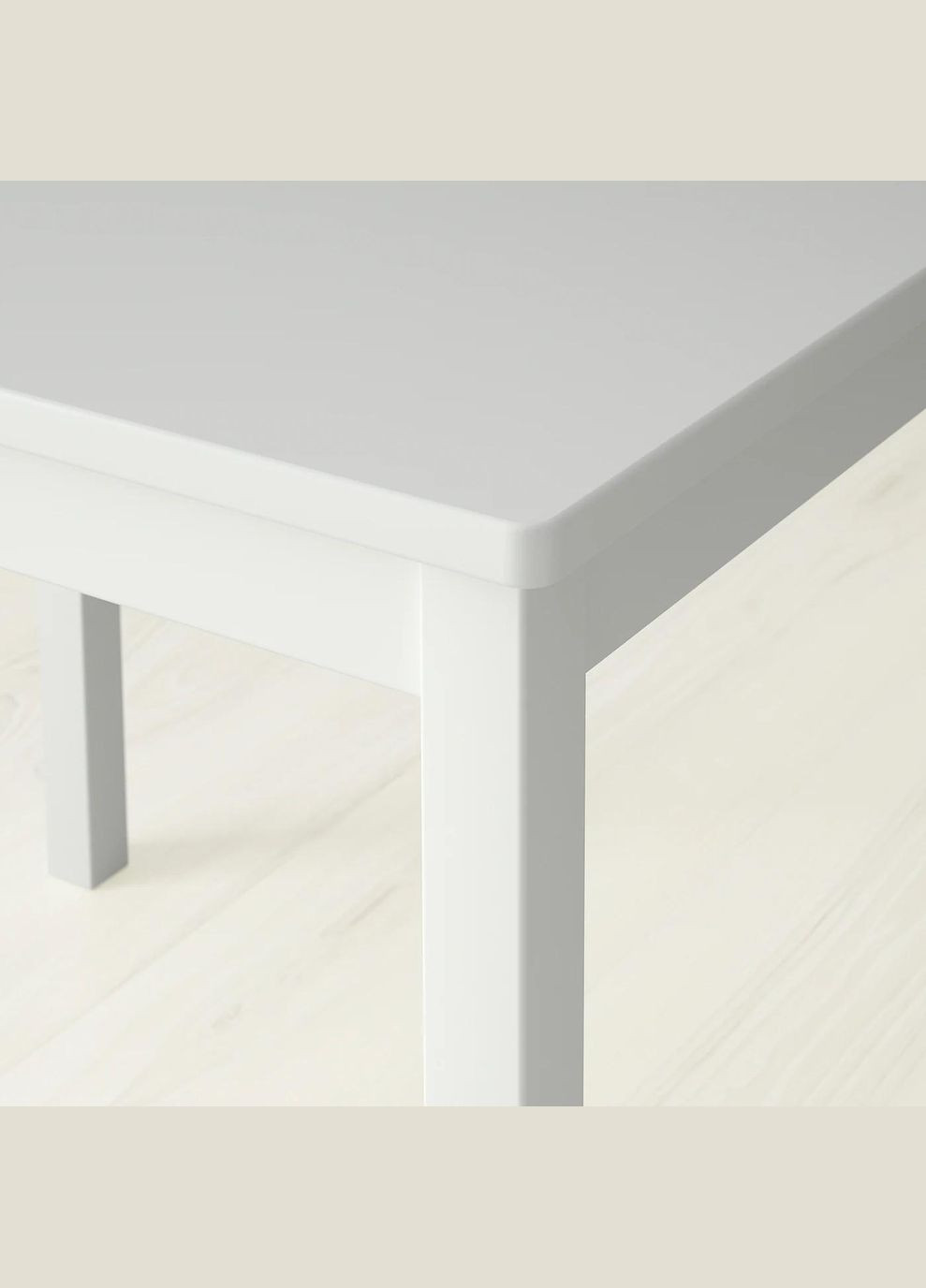 Дитячий стіл ІКЕА KRITTER 59х50 см білий (40153859) IKEA (267903081)