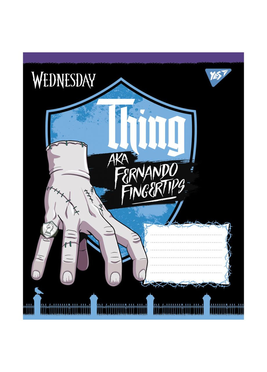 Зошит учнівський Wednesday Школа Загадок А5, в клітинку, 18 аркушів, в асортименті () Yes 768264 (352540008)