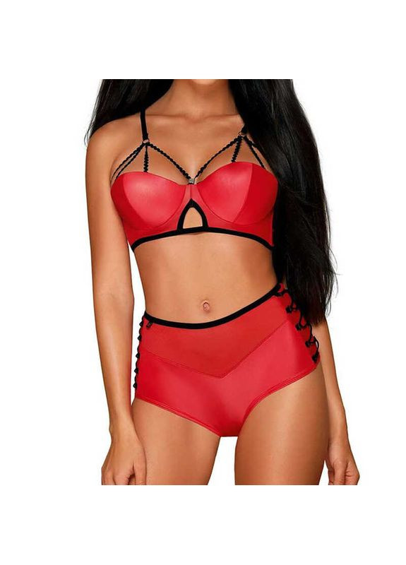 Комплект Leatheria с контрастным черным кантом, Obsessive (331169085)