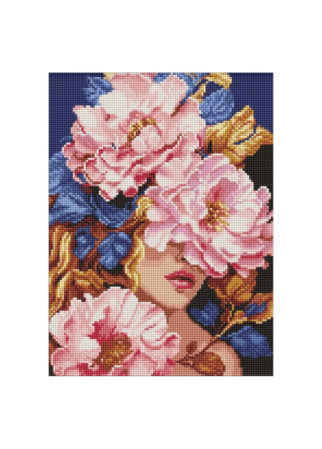 Алмазная мозаика "Цветочное очарование" ©victoria_art___, 30х40 см, AMO8019 IDEYKA (311601005)