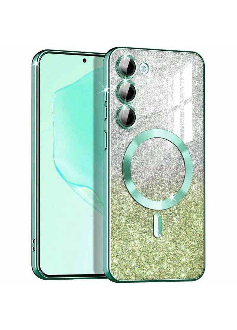 Чехол с блесками, защитными линзами на камеру и MagSafe для Samsung Galaxy S21 Epik (300523072)