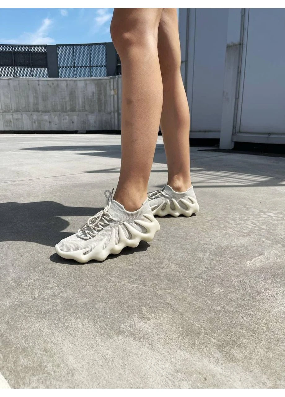 Білі літні кросівки adidas yeezy boost 450 cloud white адідас ізі буст No Brand