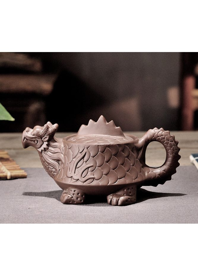 Чайник заварювальний "Драконья черепаха" коричневий 300 мл No Brand (366871666)