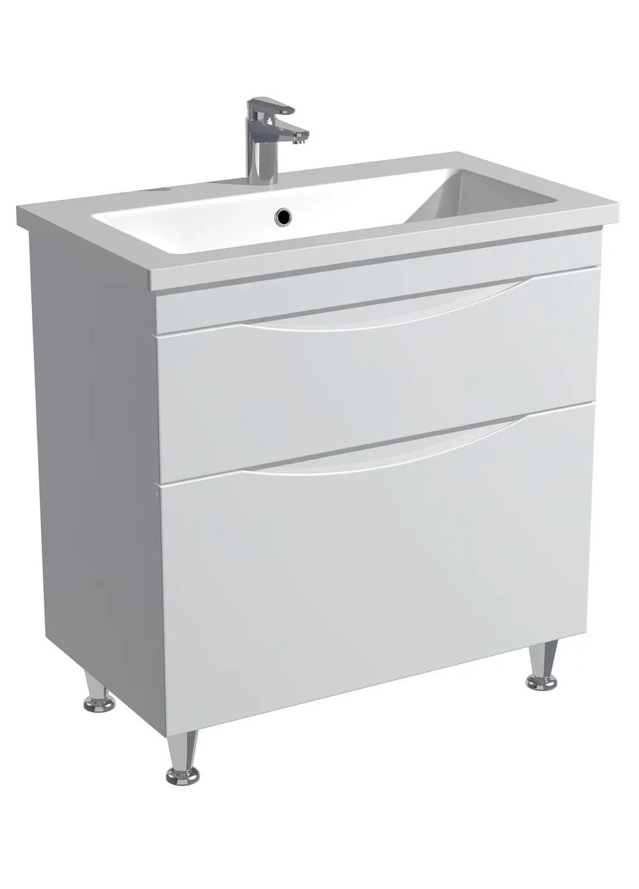 Тумба підлогова Альфа 80 з умивальником Коcмо 80см для ванної кімнати AVT (335003786)