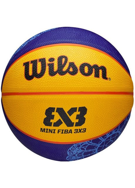Баскетбольный мяч FIBA 3X3 Mini BSKT Paris 2024 (размер 3) WZ3015101XB3 Wilson (369142060)