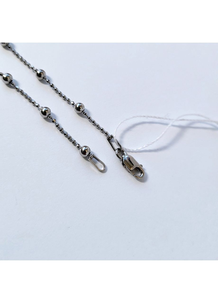 Срібний ланцюжок з Кульками см срібло 925 проби Родоване 4.17 г kuklik3 100rod No Brand (306854856)