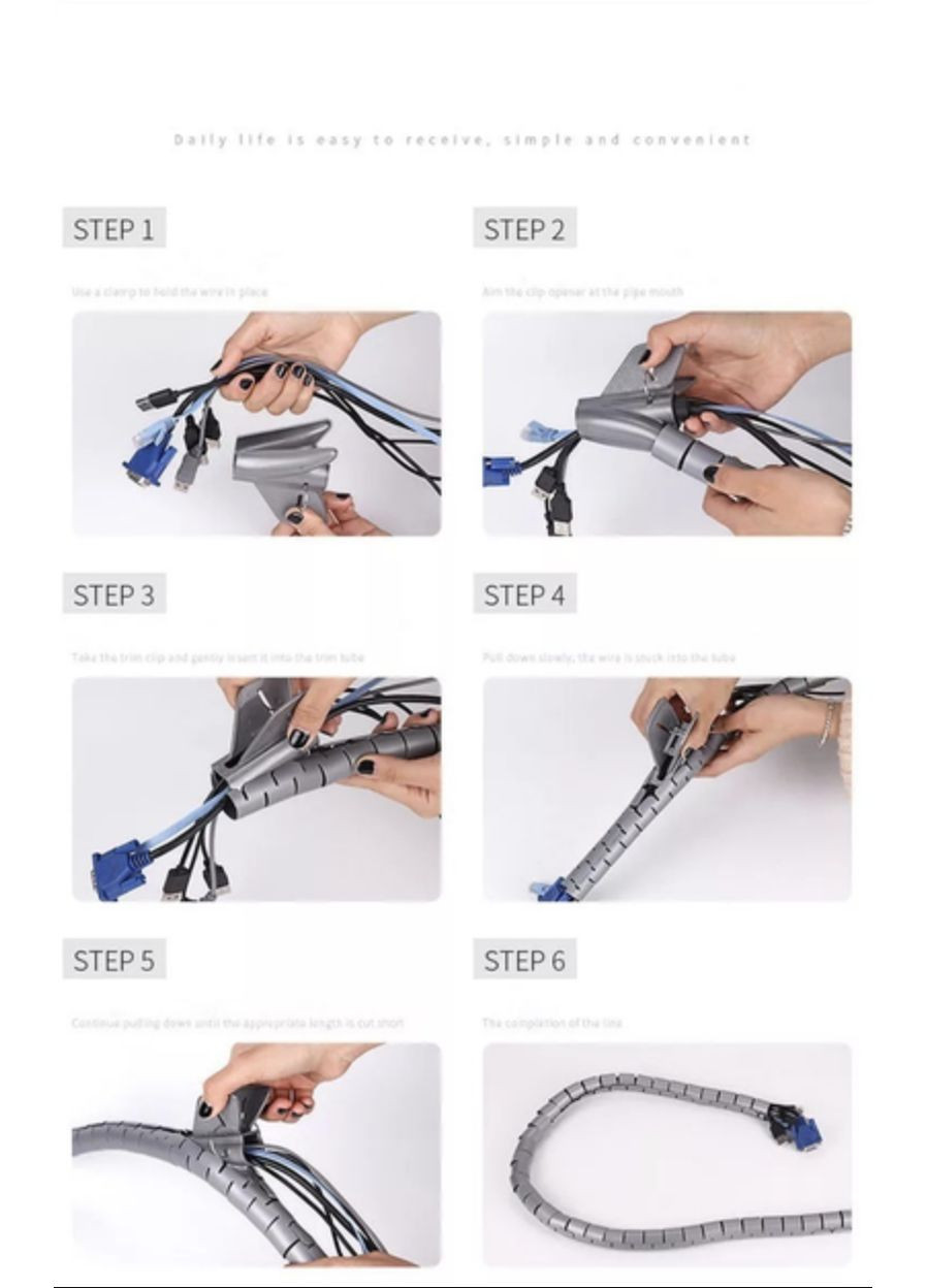 Органайзер кабеля фиксатор стяжка хомут держатель для проводов защита 2 м 16 мм Кра́сный Lencent (340276274)