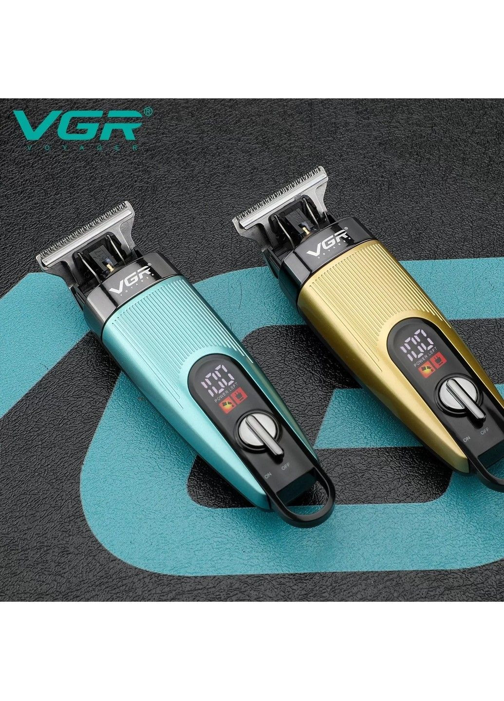 Машинка триммер для стрижки волосся VGR V-975 з насадками No Brand (332634722)