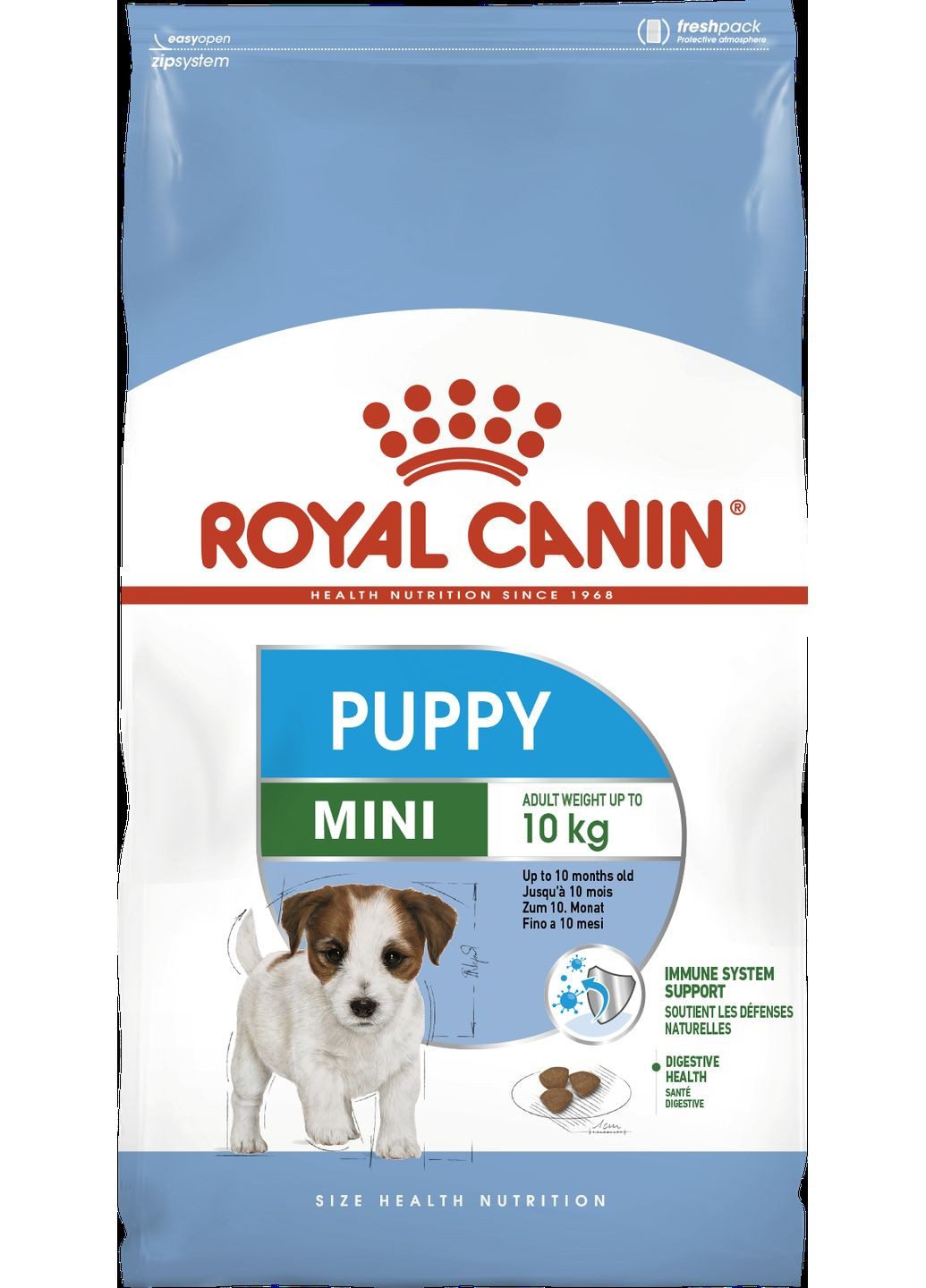 Сухой полнорационный корм Puppy Mini для щенков мелких пород до 10 месяцев 800 г 3182550792929 97167 Royal Canin (266274137)