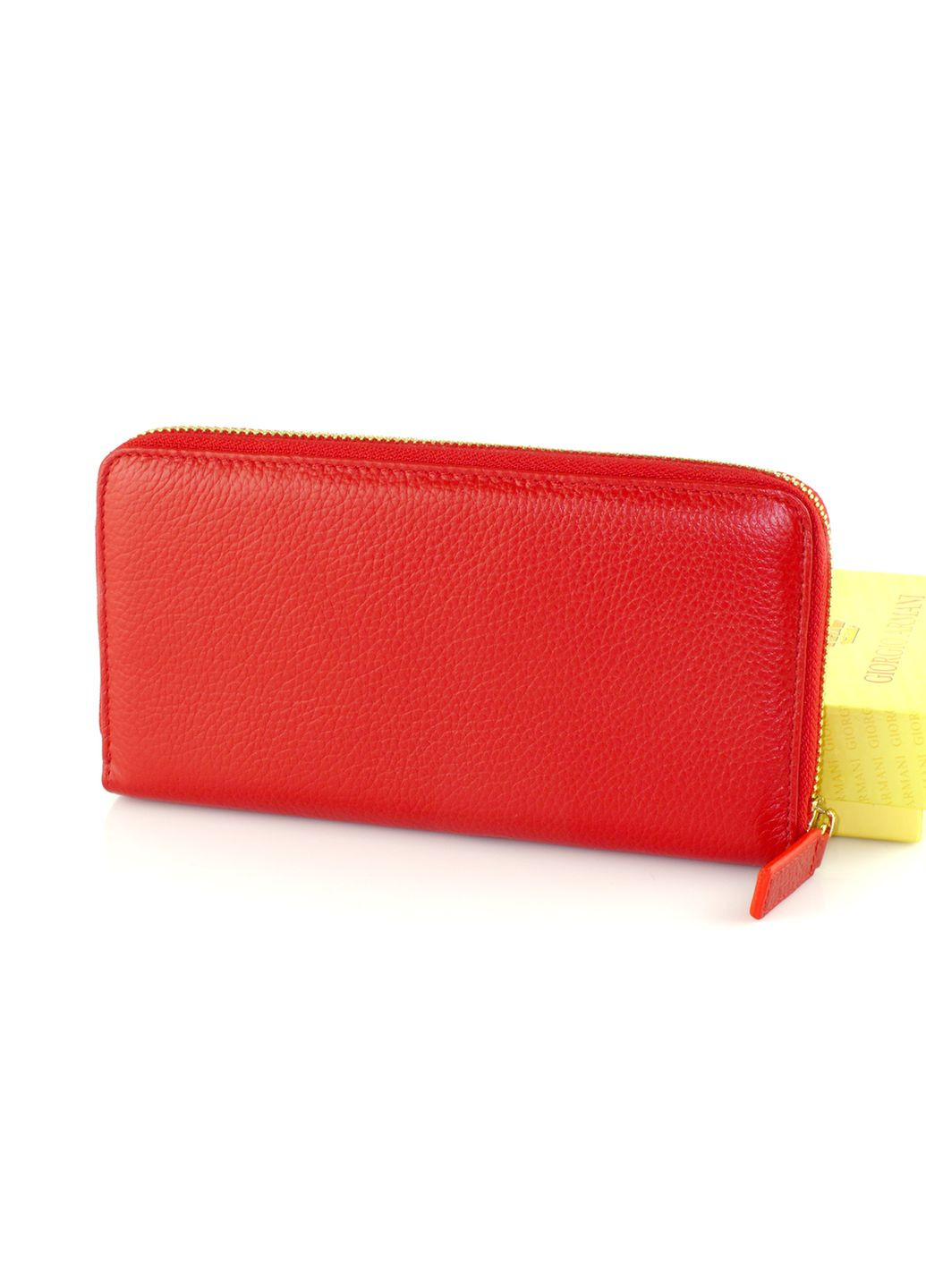 Красный кожаный кошелек Giorgio Armani No Brand (296663403)
