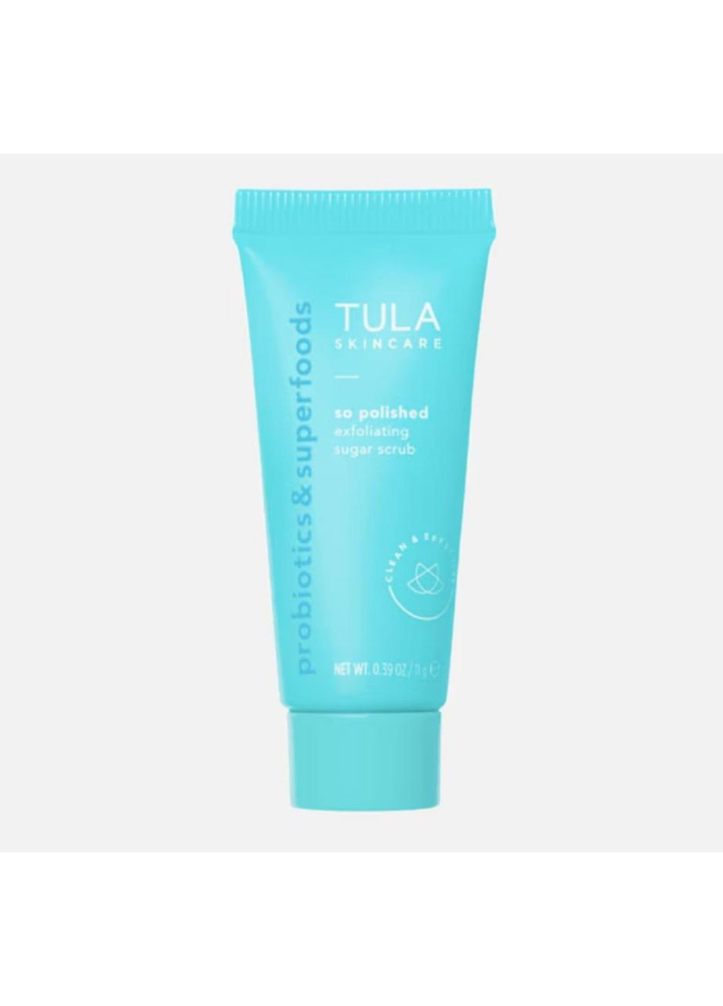 Цукровий скраб для обличчя skincare so polished exfoliating sugar scrub 11 гр Tula (368727091)