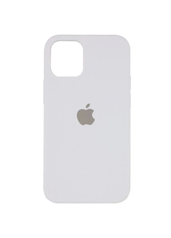Чохол (AA) Logo with MagSafe для Apple iPhone 17 Pro (6.3") / White Silicone Case (386524979)