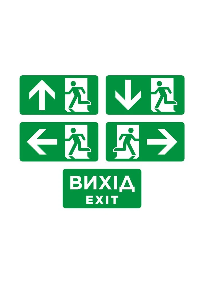 Указатель пожарный световой EVAC-02-12/24 (EN 54) (90-00042) Trinix (382596688)