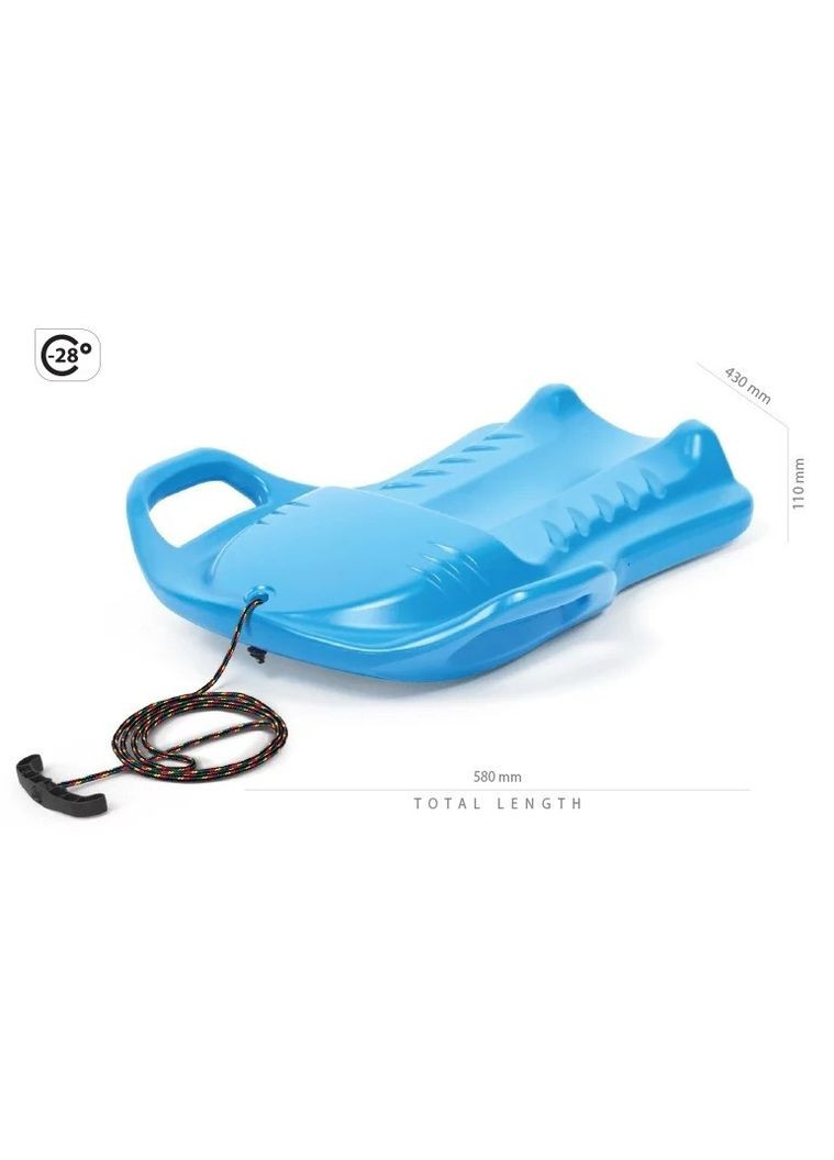 Санки-слайдер Sporty, синій колір Prosperplast (329408172)