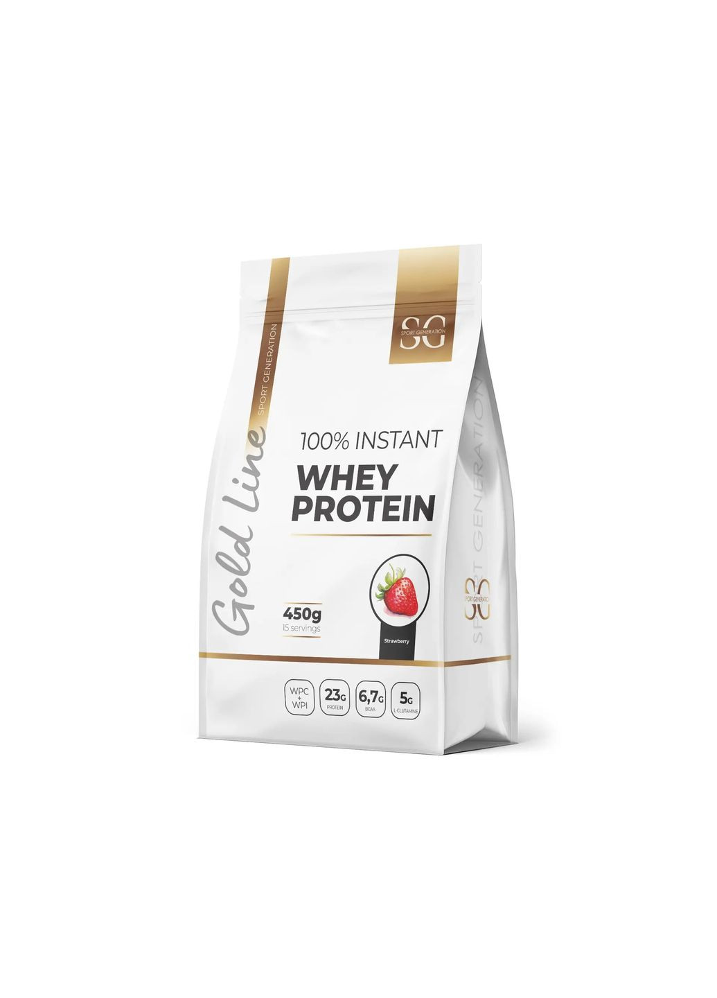 Протеин Gold Premium 100% Instant Whey Protein 450 г, Strawberry Sport Generation (316308031)
