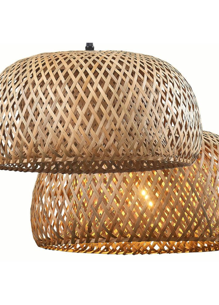 Люстра в стиле бохо, подвесной светильник 329110 Korfu E27 1x20W IP20 Бежевый (095431) Goldlux (361312516)