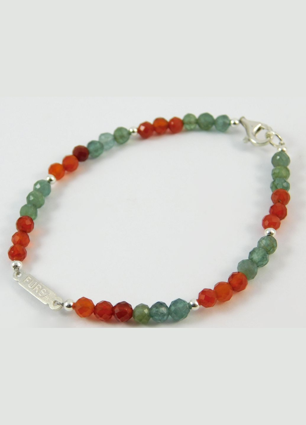 Браслет "Fursa" Сердолик, Апатит, серебро 15 Fursa fashion (322315252)