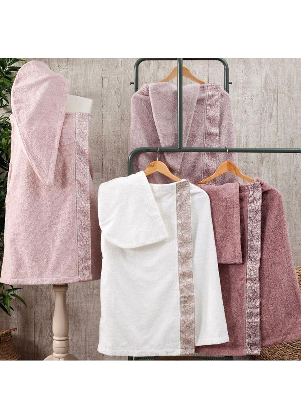 Жіночий набір рушників Flor для сауни Pupilla комбінований