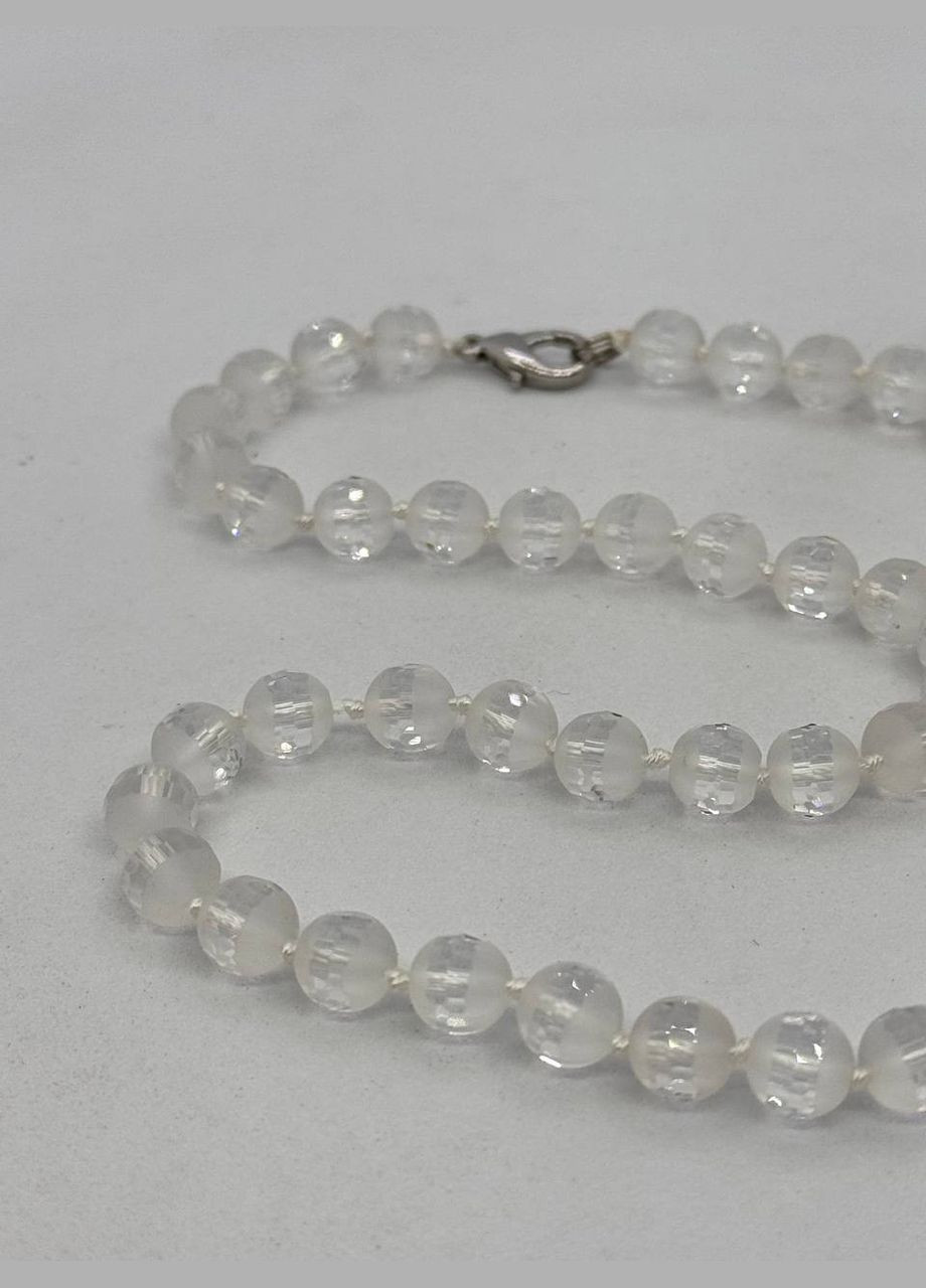Намисто гірський кришталь 45 см Прозорий No Brand (332186573)