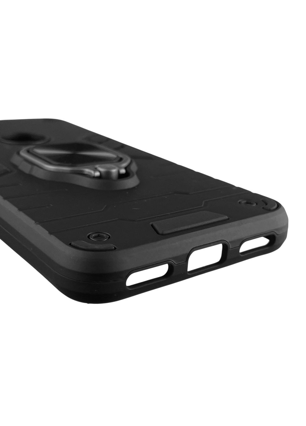 Чохол для телефона Mi A2 Lite броньований з магнітним кільцем-тримачем на сяомі мі а2 лайт чорний Xiaomi (366233405)