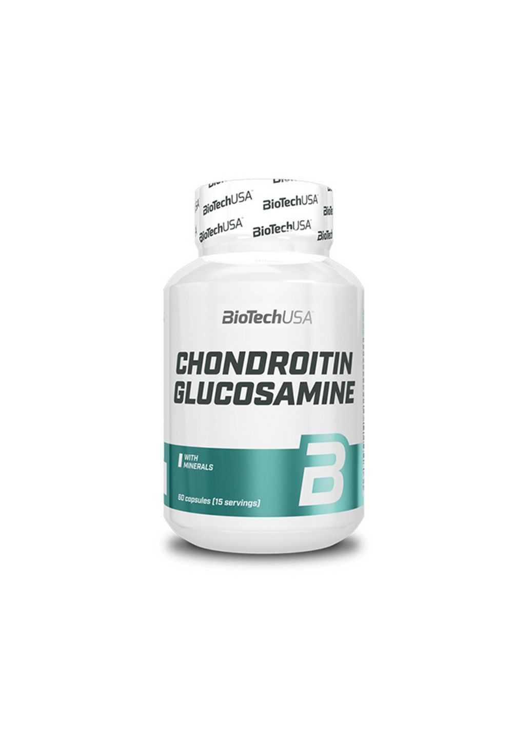 Препарат для суставов и связок Chondroitin Glucosamine, 60 капсул Biotech (293339345)