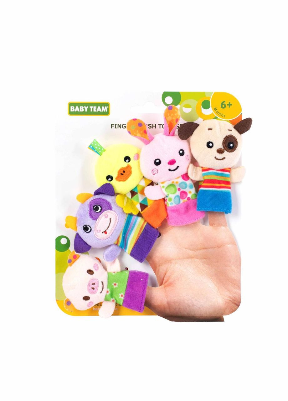 Набір іграшок на пальці Baby Team Веселі звірята (8715) Metr+ (301988923)