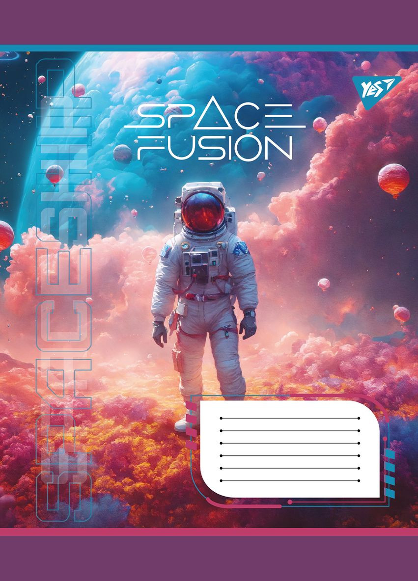 Набір зошитів Space fusion А5 в клітинку 60 аркушів 10 шт. () Yes 767147 (337471681)
